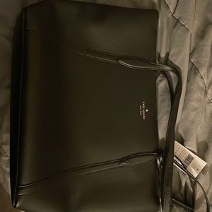 Large black kate spade tote